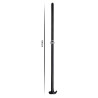 FUKR Gode long Mega Snake 100 x 3cm Noir